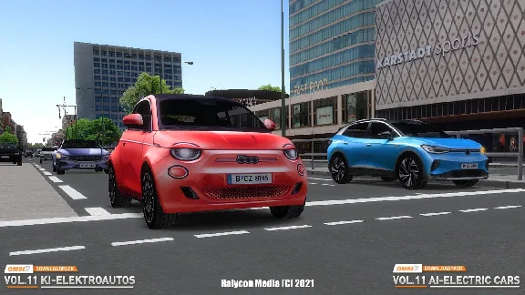 ✅💙OMSI 2 ADD-ON DOWNLOADPACK VOL 11 - AI ELECTRIC CARS