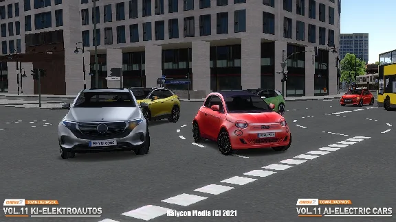 ✅💙OMSI 2 ADD-ON DOWNLOADPACK VOL 11 - AI ELECTRIC CARS