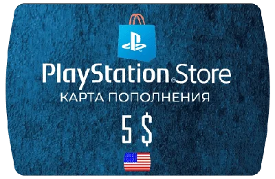 PlayStation Network Card (PSN) 5$ USD  🔵 USA