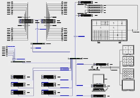 Системы видеонаблюдения в формате AUTOCAD (DWG)