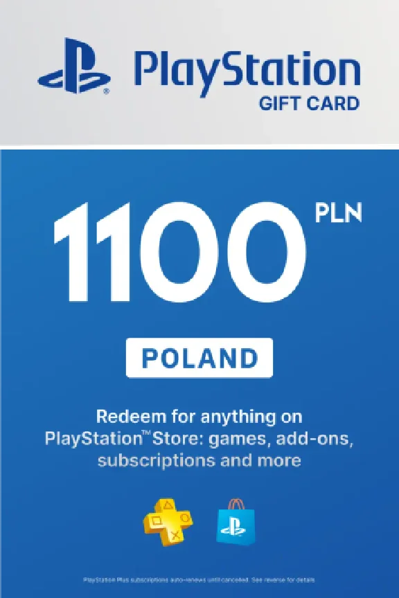 🎁 PSN Польша карта пополнения на 1100 zl (PLN) 🔥