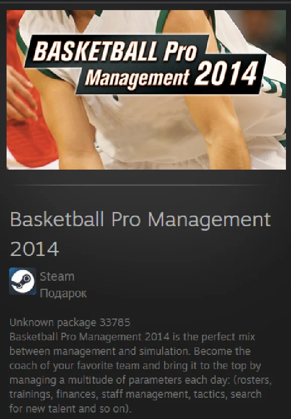 Basketball Pro Management 2014 STEAM Gift - Global