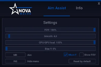 [NovaMacro] CoD BO6 Aim Assist GLOBAL
