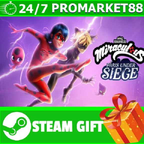 ⭐️ALL COUNTRIES⭐️ Miraculous Paris Under Siege STEAM