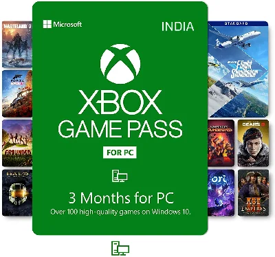 🔑 Xbox Game Pass Pc 3Months (india) Renewal ✅