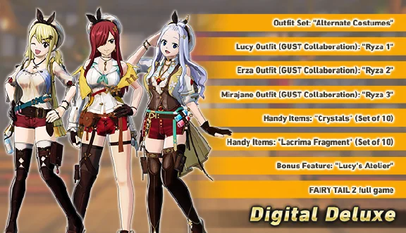 FAIRY TAIL 2 Digital Deluxe with Pre-purchase Bonus