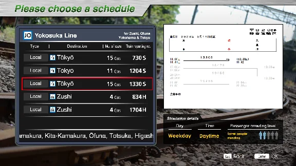 JR EAST Train Simulator: Yokosuka Line (Kurihama to Tok