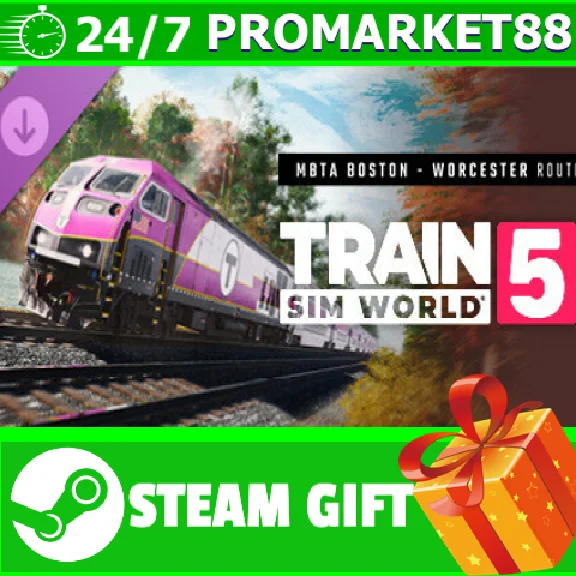 ⭐️ Train Sim World 5 MBTA Commuter Boston Framingham/Wo