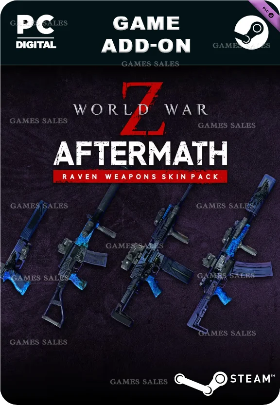 ✅💙WORLD WAR Z: AFTERMATH - RAVEN WEAPONS SKIN PACK💙