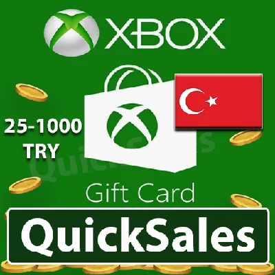 🚀XBOX LIVE GIFT CARD | КОД 💳 ТУРЦИЯ 25 — 1000 TRY 💯