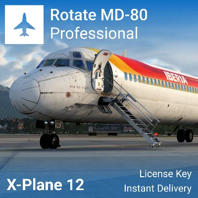 ✈️ Rotate MD-80 (X-Plane 12) | License + BONUS 🌍
