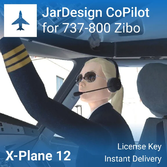 ✈️ JARDesign CoPilot License for 737-800 Zibo Mod