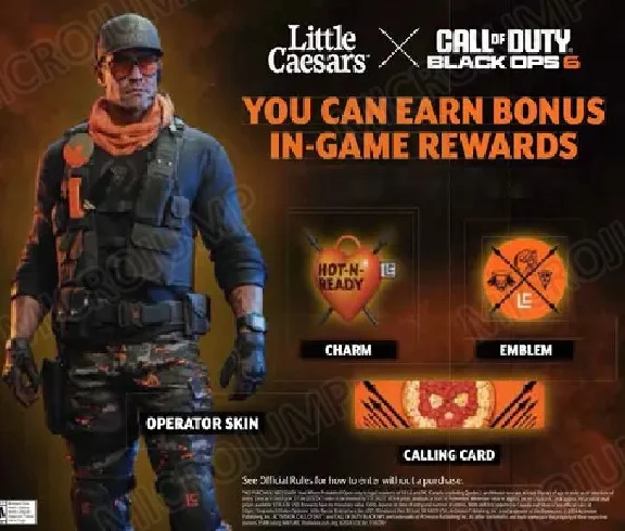 🔥LITTLE CAESARS CODE COD BLACKOPS 6 BO6🔥