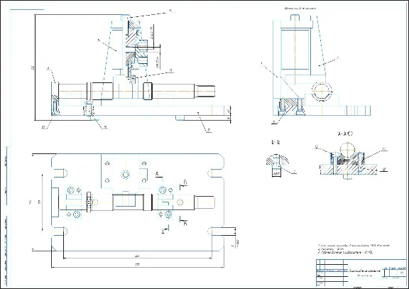 Фрезерное приспособление для фрезерования пазов на валу