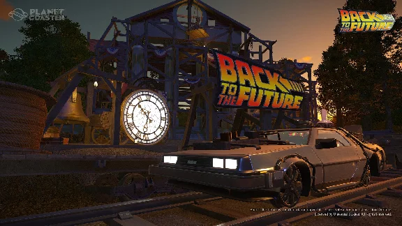 ✅Planet Coaster Back to the Future Construction Kit 🔑2