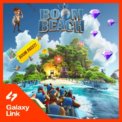 🏖️ BOOM BEACH - 💎 GEMS/BUILDER/BOOM PASS 🎟️