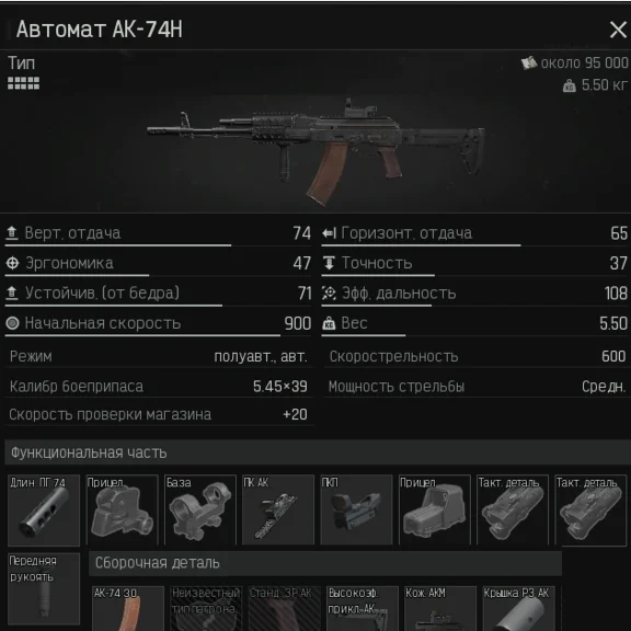 Arena Breakout Infinite - AK74Н - Макрос для razer