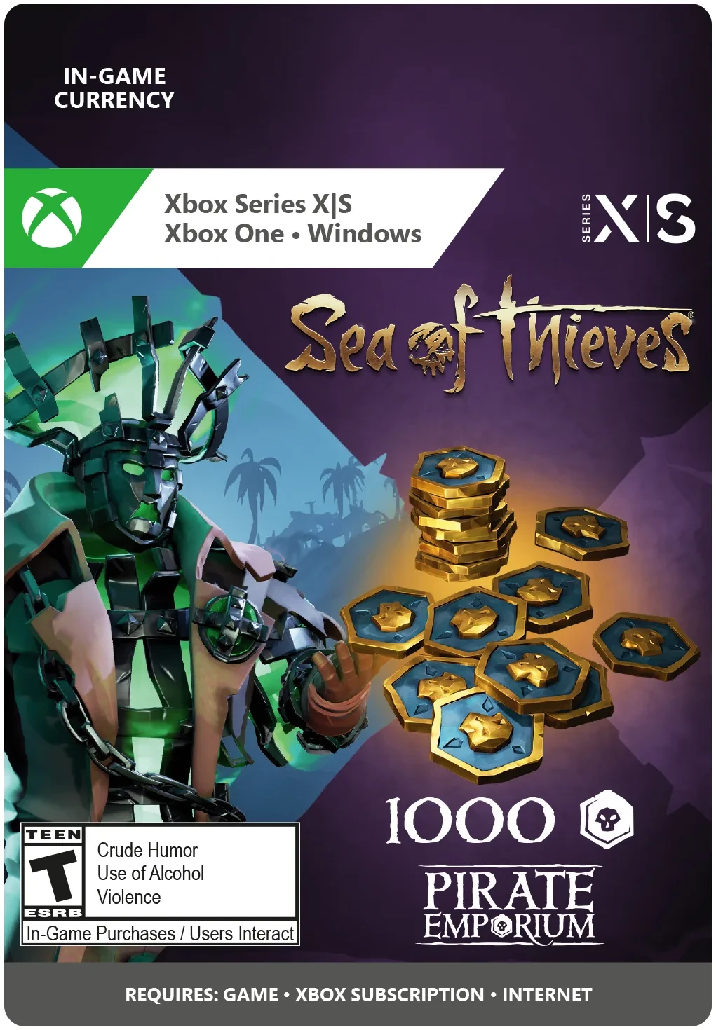 🔥SEA OF THIEVES💥550 - 12750 COINS💥STEAM/XBOX/PSN 🔑