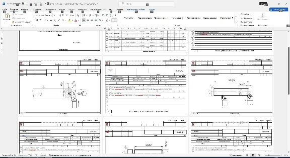 Screw. Drawing and manufacturing process