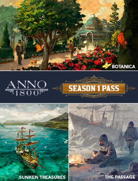 Anno 1800 SEASON 1-2-3-4 PASS ❗DLC❗ - PC ❗RU❗