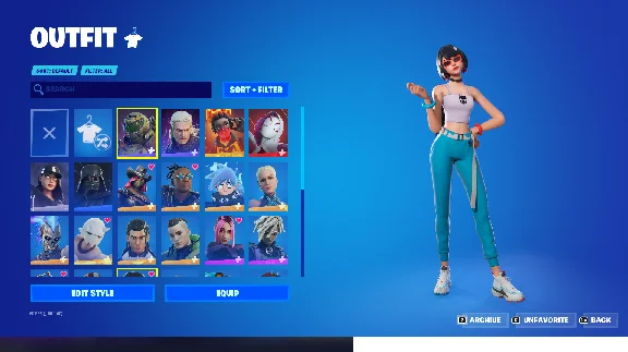 FORTNITE🎮 40 skins Account |OG Reaper Axe Anime| @