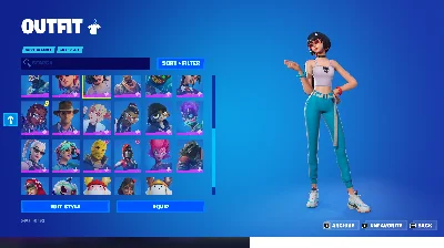 FORTNITE🎮 40 skins Account |OG Reaper Axe Anime| @