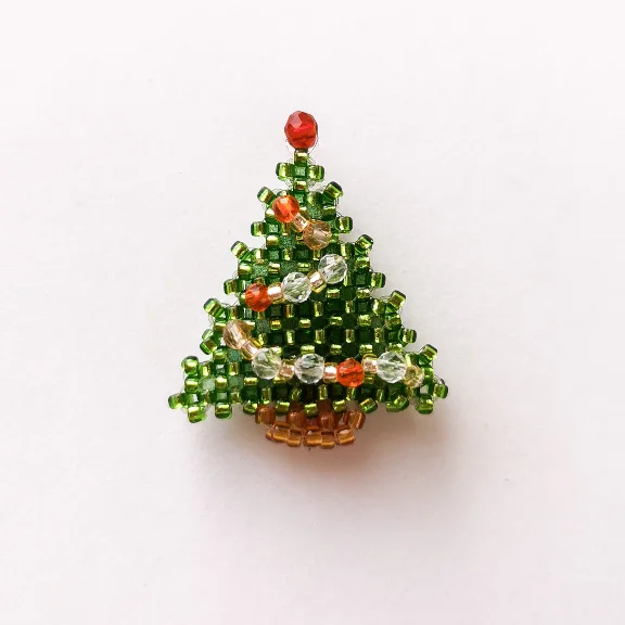 Схема для бисера: Елочка 🎄 RU|EN