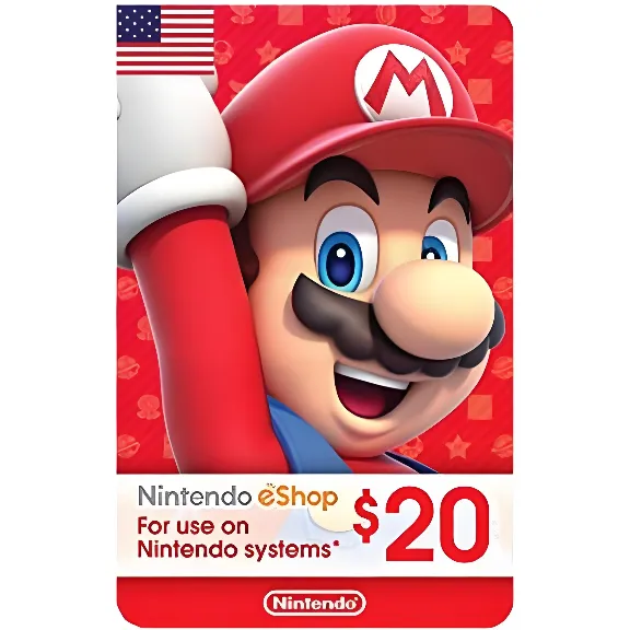 ⭐Подарочная карта Nintendo eShop 10-20-50 USD/US