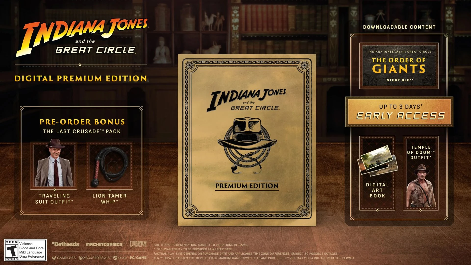 ⭐️Indiana Jones : Great Circle Premium⭐️Xbox X|S + PC