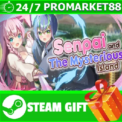 ⭐️ALL COUNTRIES⭐️ Senpai and the Mysterious Island STEA