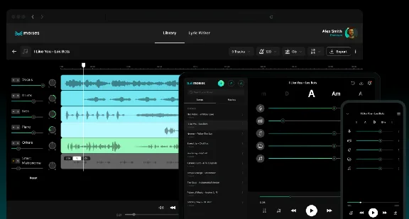 🎵 Moises.ai | Premium, pro, team | No login
