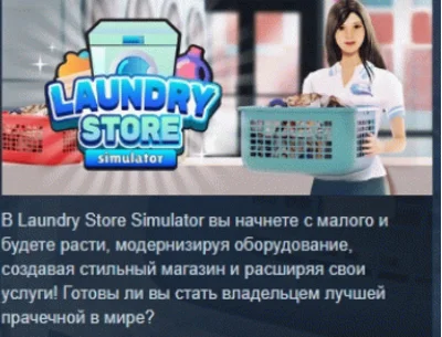 Laundry Store Simulator 💎 АВТОДОСТАВКА STEAM РОССИЯ