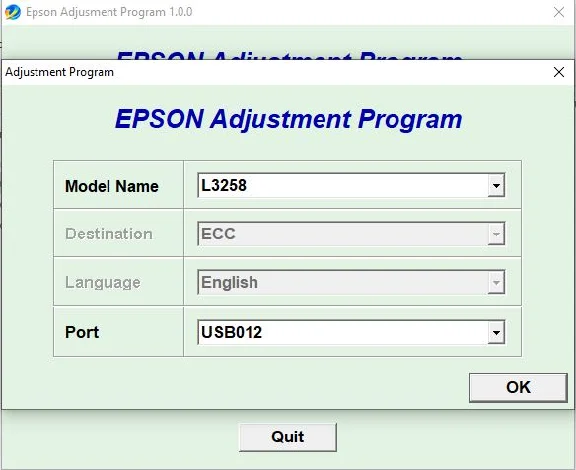 Сброс Epson L3258 L1218 L1259 L3218 L3258 L3269