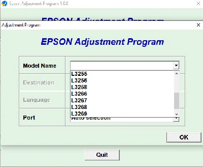 Сброс Epson L3258 L1218 L1259 L3218 L3258 L3269