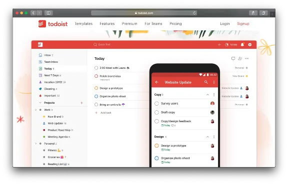 📋 Todoist Pro | Month, Year | No login