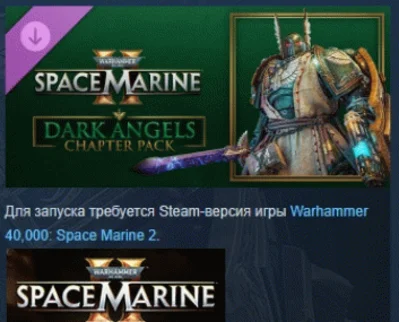 Warhammer 40,000 Space Marine 2 Dark Angels Chapter Pac