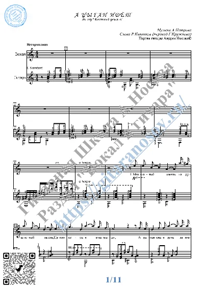 A cygan idyot (Vocals Guitar Sheet Music Tabs)