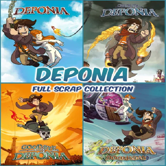 🔴 Deponia: Full Scrap Collection ✅ EPIC GAMES 🔴 (PC)
