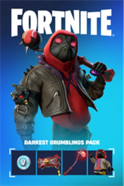✅❤️Fortnite Darkest Grumbling Pack + 600 vb XBOX KEY🔑✅