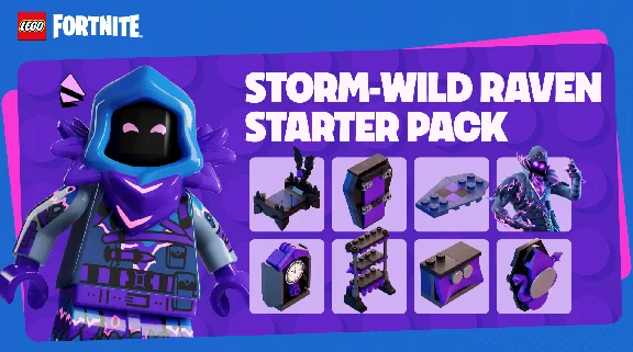 FORTNITE Storm-Wild Raven Starter Pack XBOX|PC Activati