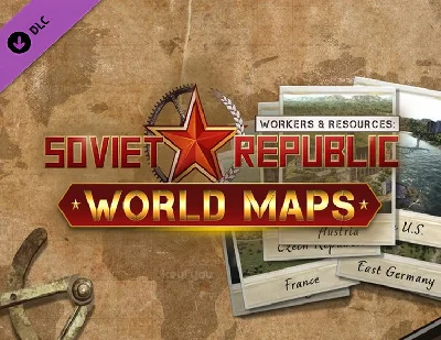 Workers & Resources: Soviet Republic World Maps STEAM🔥