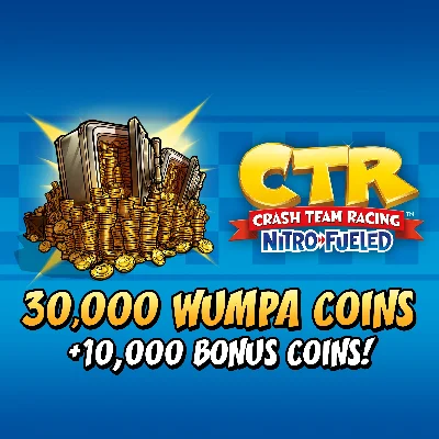 Crash Team Racing NitroFueled 30000 10000 Wumpa Coins✅P
