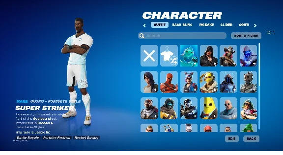 FORTNITE🎮37 SKINS ACCOUNT |OG SUPER STRIKER| MAIL