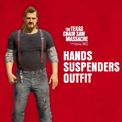 ✅The Texas Chain Saw Massacre Hands Outfit 1 Suspenders