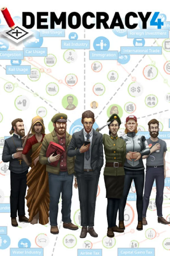 ⭐️Democracy 4 / Steam Key / RU+Global