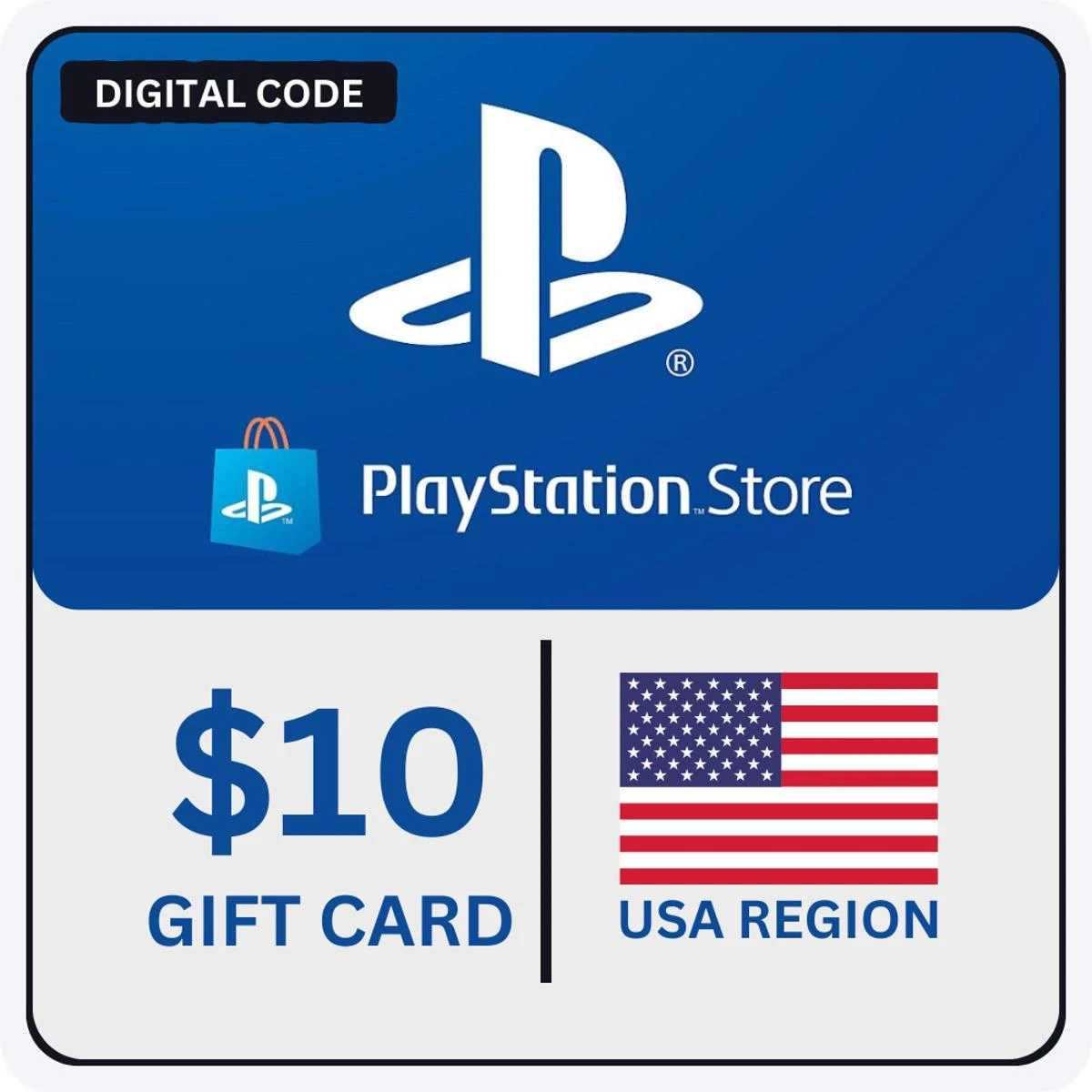 ⚡️ PlayStation Network (USA) Gift Card $10. PRICE✅