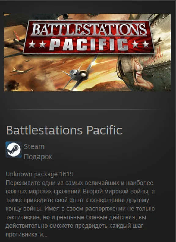 Battlestations Pacific STEAM Gift - Region Free