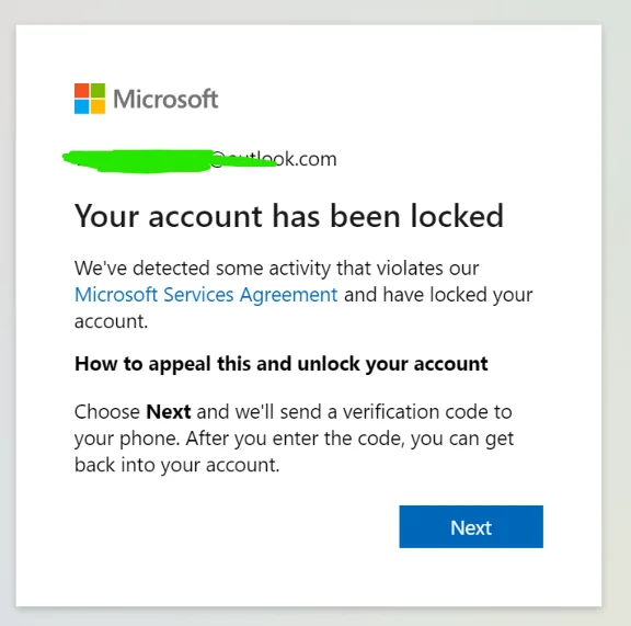 UNLOCKING AN XBOX / MICROSOFT ACCOUNT
