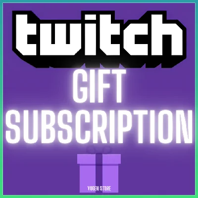 🟣TWITCH GIFT SUBSCRIPTION✅TWITCH SUB✅1-3-6-12 MONTHS🎁