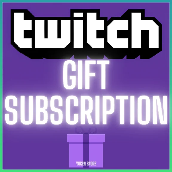 🟣TWITCH GIFT SUBSCRIPTION✅TWITCH SUB✅1-3-6-12 MONTHS🎁